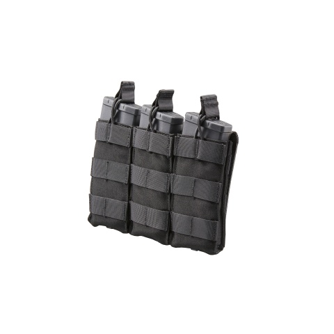 Code 11 M4 Open Top Triple Magazine Pouch (Color: Black)