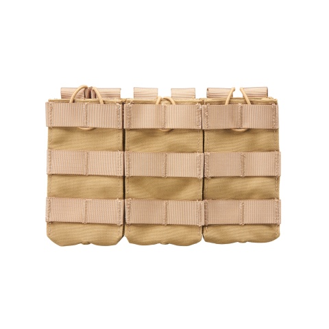 Code 11 M4 Open Top Triple Magazine Pouch (Color: Tan)