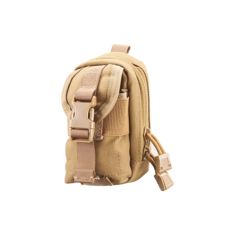 Code 11 Molle Multi-Purpose Handheld Radio Pouch (Color: Tan)