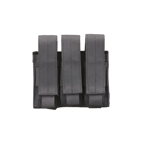 Code 11 Molle Triple Pistol Magazine Pouch (Color: Black)