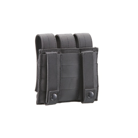 Code 11 Molle Triple Pistol Magazine Pouch (Color: Black)