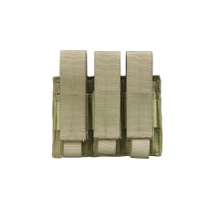 Code 11 Molle Triple Pistol Magazine Pouch (Color: OD Green)
