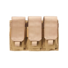 Code 11 Molle Ready Triple M4 Magazine Pouch (Color: Tan)