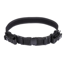 Code 11 Tactical Battle Belt w/ Pistol Magazine Pouches (Color: Black)