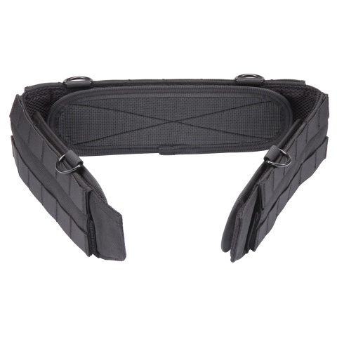 Code 11 Molle Slim Tactical Battle Belt (Color: Black)
