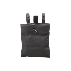 Code 11 Molle Foldable Dump Pouch (Color: Black)