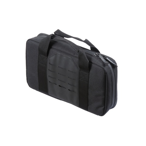 Code 11 13 Inch Pistol Bag with Laser Cut Terralon Panel (Color: Black)