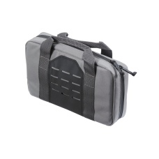 Code 11 13 Inch Pistol Bag with Laser Cut Molle Panel (Color: Grey)