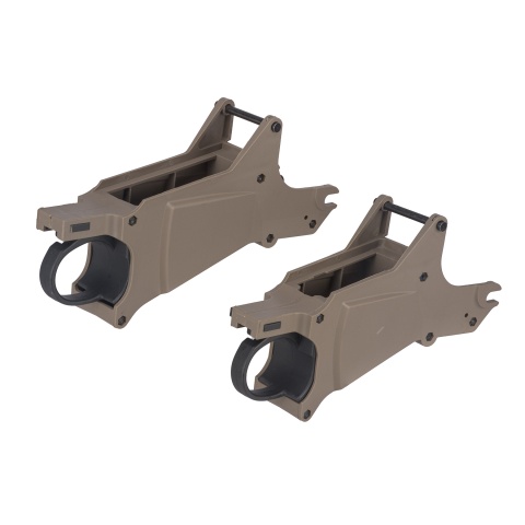 Lancer Tactical Airsoft EGLM MK16 Style Grenade Launcher (Color: Tan)