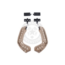 FMA Labs Fast Helmet Accessory Rails - Dark Earth