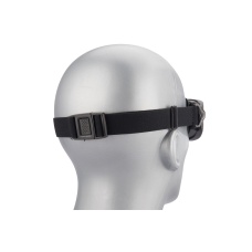 Lancer Tactical Double Layer Airsoft Goggles [Clear Lens] - BLACK