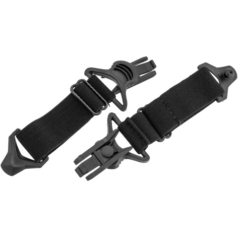 Lancer Tactical Double Layer Airsoft Goggles [Clear Lens] - BLACK