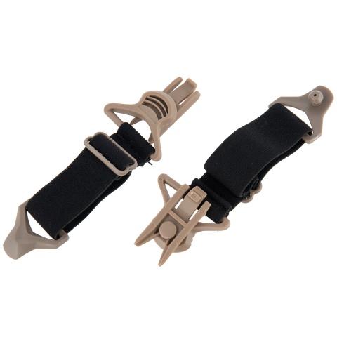 Lancer Tactical Double Layer Airsoft Goggles [Smoke Lens] - TAN