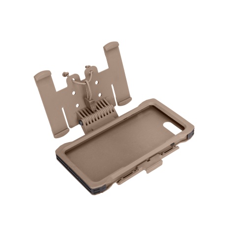 Lancer Tactical iPhone 7/8 Plus MOLLE Mobile Case - TAN