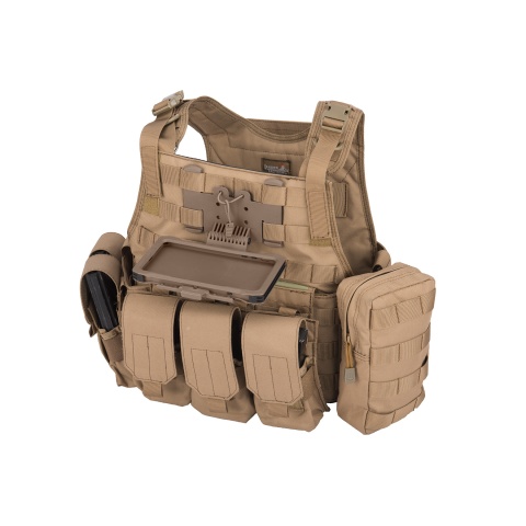 Lancer Tactical iPhone 7/8 Plus MOLLE Mobile Case - TAN