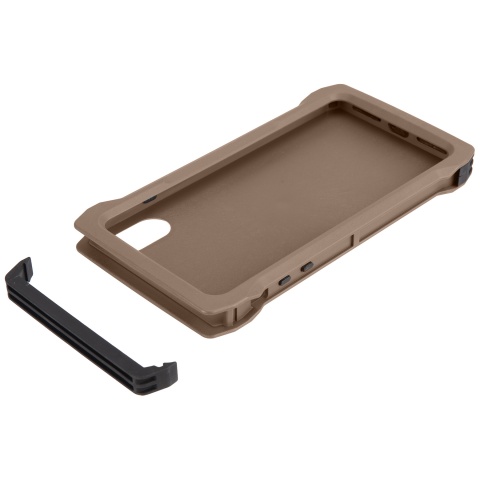 Lancer Tactical iPhone XS Max MOLLE Mobile Case - TAN