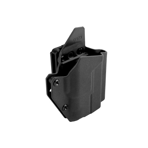 Lancer Tactical Light Bearing Hard Shell Holster for Glock 17 - BLACK