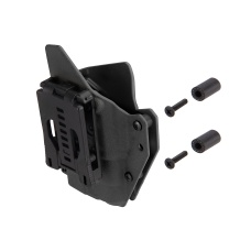 Lancer Tactical Light Bearing Hard Shell Holster for Glock 17 - BLACK