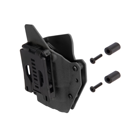 Lancer Tactical Light Bearing Hard Shell Holster for Glock 17 - BLACK