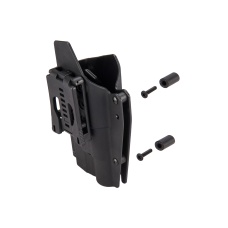 Lancer Tactical Light Bearing Hard Shell Holster for Glock 17 [Large] - BLACK