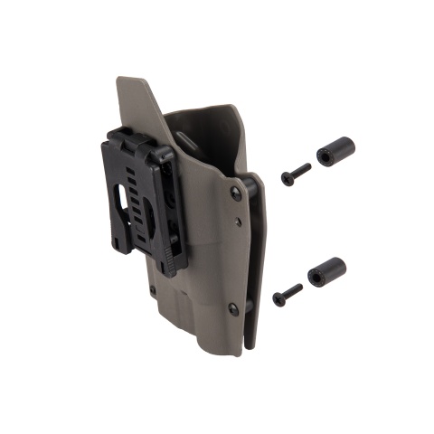 Lancer Tactical Light Bearing Hard Shell Holster for Glock 17 [Large] - FOLIAGE