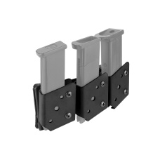 Lancer Tactical IPSC Open Class Competition Triple Magazine Pouch - BLACK