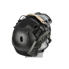 Lancer Tactical Smoked Lens Safety Goggles for Helmets (Color: AOR1)