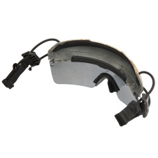 Lancer Tactical Smoked Lens Safety Goggles for Helmets (Color: AOR1)