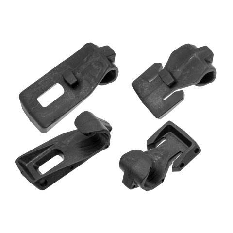 Lancer Tactical Safety Goggles for Helmets (Color: Black)