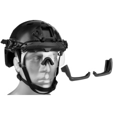Lancer Tactical Safety Goggles for Helmets (Color: Black)