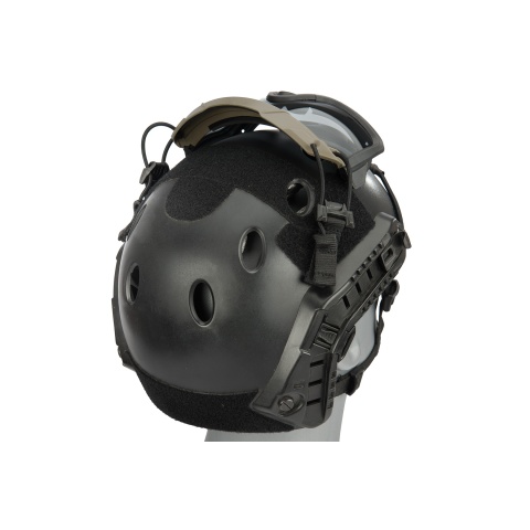 Lancer Tactical Safety Goggles for Helmets (Color: Foliage)