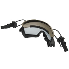 Lancer Tactical Safety Goggles for Helmets (Color: Foliage)