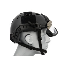 Lancer Tactical Safety Goggles for Helmets (Color: Foliage)