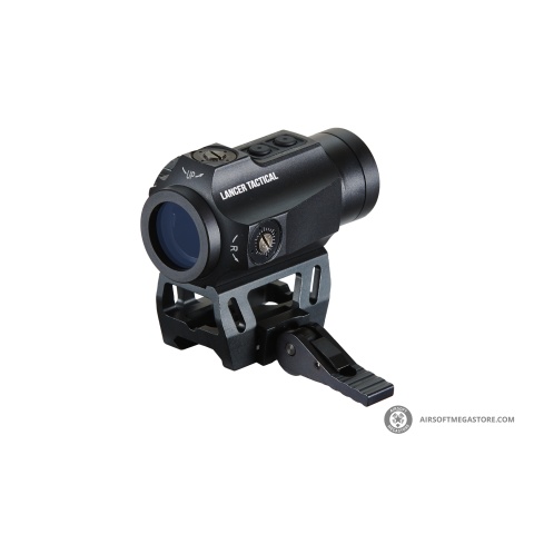 Lancer Tactical 1X25 2 MOA Red/Green Dot Sight w/ QD Riser Mount