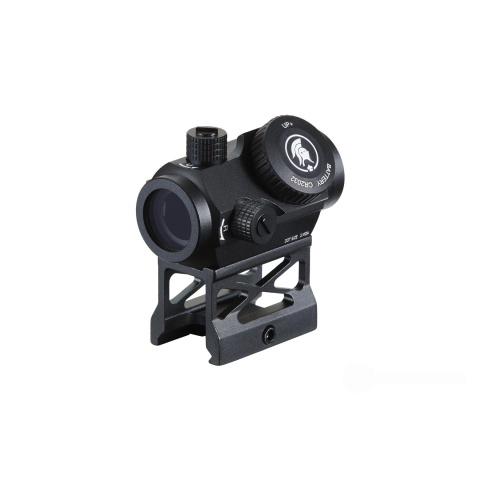 Lancer Tactical Micro Red Dot Sight with Riser Mount (Color: Black)