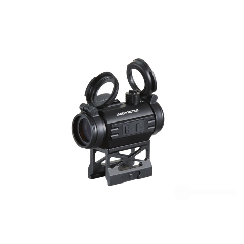 Lancer Tactical Micro Red Dot Sight with Riser Mount (Color: Black)