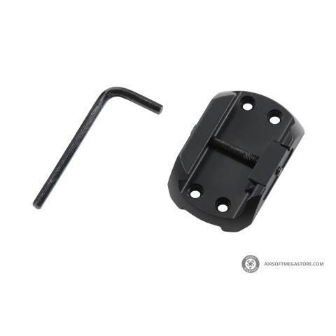 Lancer Tactical Micro Red Dot Sight with Riser Mount (Color: Black)