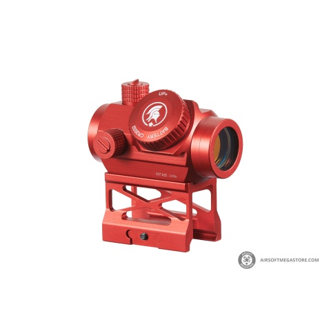 Lancer Tactical Micro Red Dot Sight with Riser Mount (Color: Red)