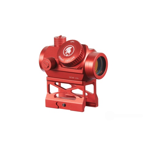 Lancer Tactical Micro Red Dot Sight with Riser Mount (Color: Red)