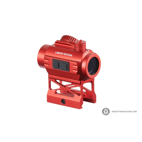 Lancer Tactical Micro Red Dot Sight with Riser Mount (Color: Red)