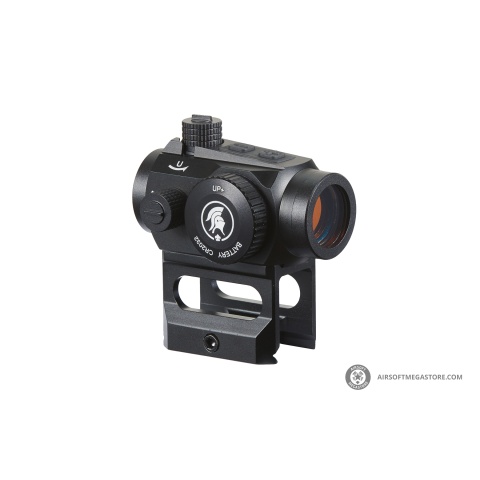 Lancer Tactical 2 MOA Micro Red Dot Sight with Riser Mount (Color: Black)