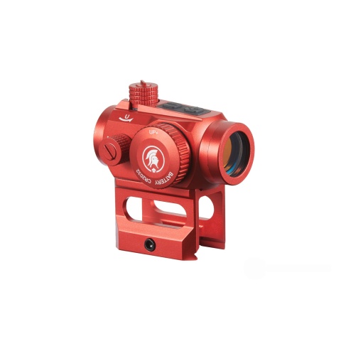 Lancer Tactical 2 MOA Micro Red Dot Sight with Riser Mount (Color: Red)