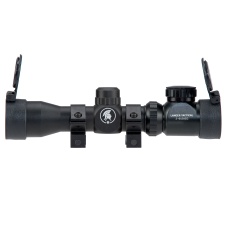 Lancer Tactical 2-6x Tactical Rifle Scope with Red/Green Illumination (Color: Black)