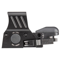 Lancer Tactical 4-Reticle Red/Green Dot Reflex Sight w/ QD Mount - BLACK