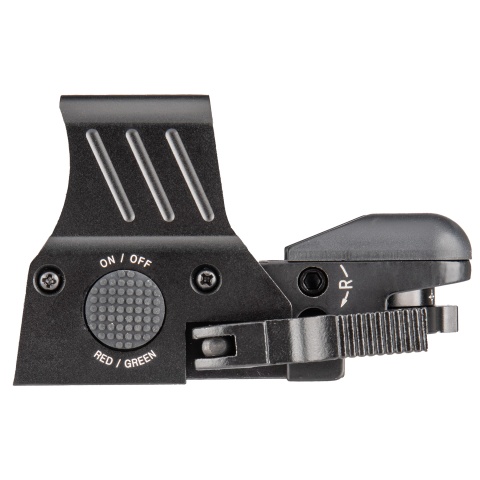 Lancer Tactical 4-Reticle Red/Green Dot Reflex Sight w/ QD Mount - BLACK