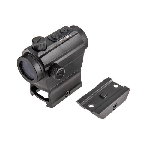 Lancer Tactical Red/Green Dot Reflex Sight w/ Riser - BLACK