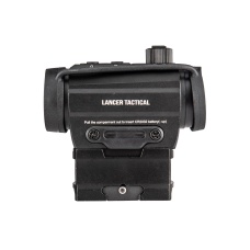 Lancer Tactical Red/Green Dot Reflex Sight w/ Riser - BLACK