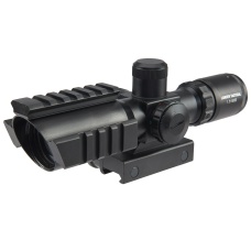Lancer Tactical 1.5-5x32 Variable Zoom Adjustable Illuminated Rifle Scope (Color: Black)
