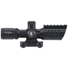 Lancer Tactical 1.5-5x32 Variable Zoom Adjustable Illuminated Rifle Scope (Color: Black)