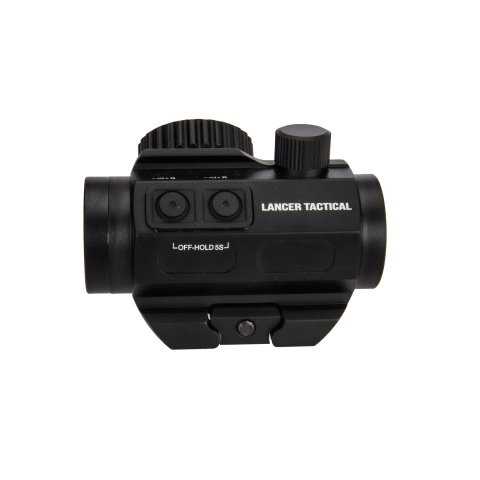 Lancer Tactical Green & Red Dot Sight w/ Side Button (Black)